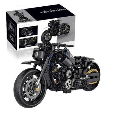 Imagem de Moto Motocicleta Racer Bloco de Montar Construção 538 Peças - BlockFac