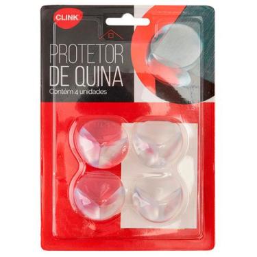 Imagem de Protetor de quina clink, 4UN de 3x3x2,4 cm