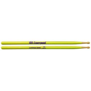 Imagem de Baqueta Liverpool Luminous Series Amarela Fluorescente (Padrão 5A) MC-