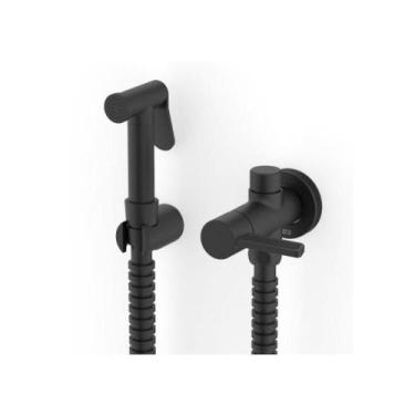 Imagem de Ducha Higiênica Com Derivação Logic Matte Black Roca