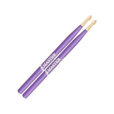 Imagem de Baqueta Infantil Par Master Kids Colors Roxo Liverpool