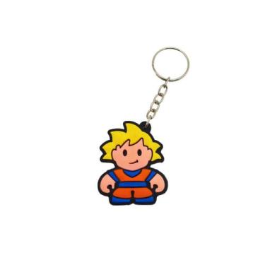 Imagem de Chaveiros de Borracha Geek Dragon Ball, Cute goku super saiyajin