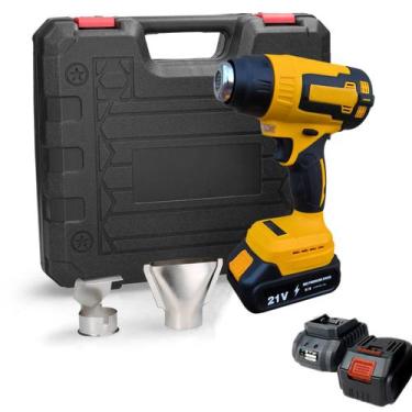 Imagem de Soprador Térmico 21V Sem Fio 3 Bicos Aço Inox Profissional Aquecimento