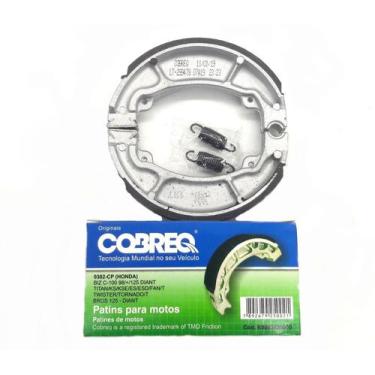 Imagem de Patins/Lonas de freio Traseiro Titan/Fan 150-125 Cobreq