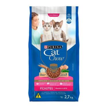 Imagem de Ração Purina Cat Chow para Gatos Filhotes Frango 2,7kg - Nestle Purina