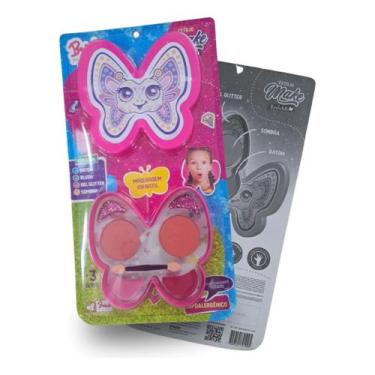 Imagem de Estojo De Maquiagem Infantil Borboleta - Brink Model