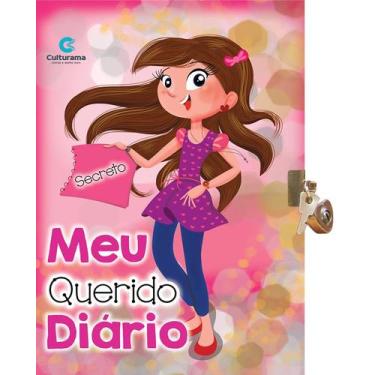 Imagem de Diário Secreto 48 FL com Cadeado Menina - CULTURAMA