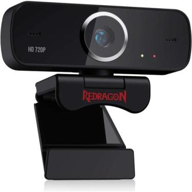 Imagem de Webcam Redragon Skywalker Fobos HD 30 FPS Microfone Integrad cor:preto