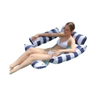 Imagem de Colchão Flutuante Inflável E Dobrável Em PVC Para Festa Na Piscina - Y