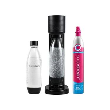 Imagem de Máquina para Gaseificar Água Gaia Preta SodaStream