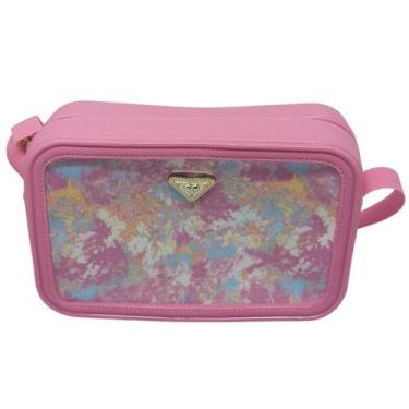 Imagem de Bolsa Infantil Molekinha Menina com Brilho - Casual e Charmosa, Rosa, 
