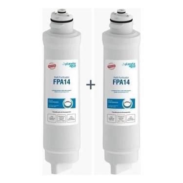 Imagem de Kit 2 Refil FPA14 Purificador Água Electrolux Pure 4x PE12 PH41 - Plan