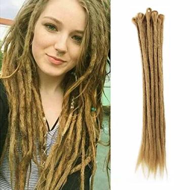 Imagem de Extensões de Dreadlock Dreads Sintéticos Cabelo de Estilo Hip-Hop 20 Polegadas 12 Fios