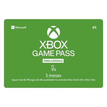 Imagem de Gift Card Digital Xbox Game Pass Console 3 meses