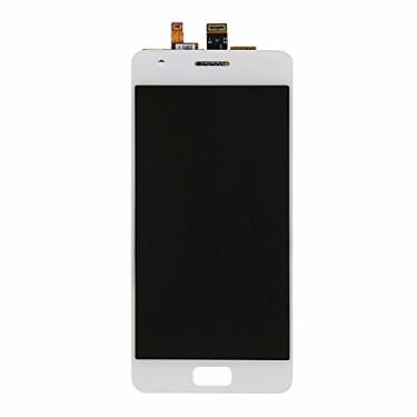 Imagem de HAIJUN Peças de substituição para celular tela LCD e digitalizador conjunto completo para cabo flexível Lenovo ZUK Z2 (branco) (cor: branco)