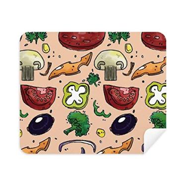 Imagem de Pizza Tomate Foods Pimentas, cebola, pano de limpeza de tela, 2 peças, tecido de camurça