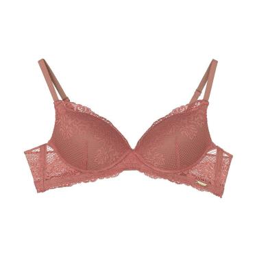 Imagem de Sutiã em renda, com cós, bojo soft e barbatanas nas laterais