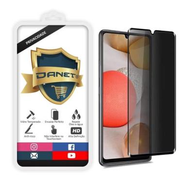 Imagem de Pel�cula De Vidro Temperado Para Galaxy A23 9h Prote��o Anti Spy Privacidade 3d Full Cover