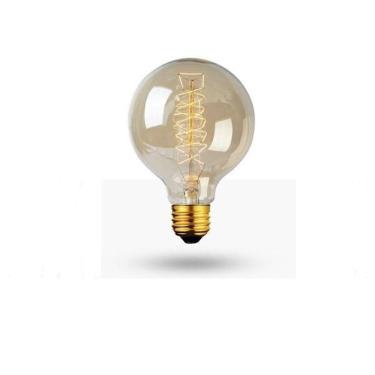 Imagem de Lâmpada Filamento De Carbono G80 40W Retro Vintage - 220V
