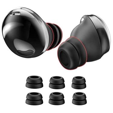 Imagem de 3 Pares PMG Borracha Dupla EarTop Anti Queda Compatível Com Galaxy Buds Pro