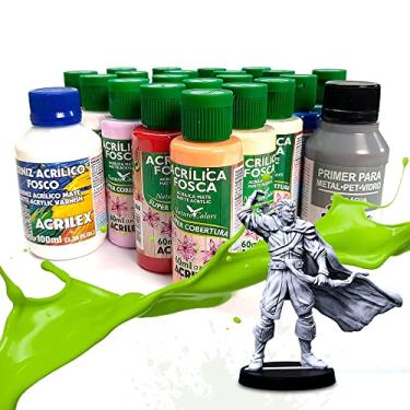 Imagem de Kit Pintura de Miniaturas de RPG para Iniciantes – Acrilex