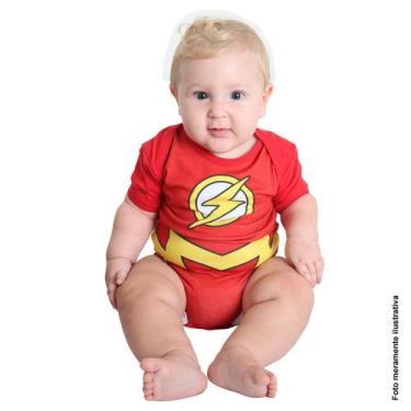 Imagem de Fantasia The Flash Body Bebê - Original - Liga Da Justiça