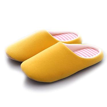 Imagem de Chinelos para mulheres, aconchegantes, para ambientes internos e externos, chinelos macios para casa com sola de pelúcia, chinelos femininos, sola macia, sapatos para casa