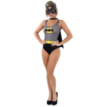 Imagem de Fantasia Batgirl Body Adulto Com Capa E Máscara - Sulamericana