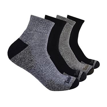 Imagem de Pacote com 4 meias masculinas confortáveis da Timberland