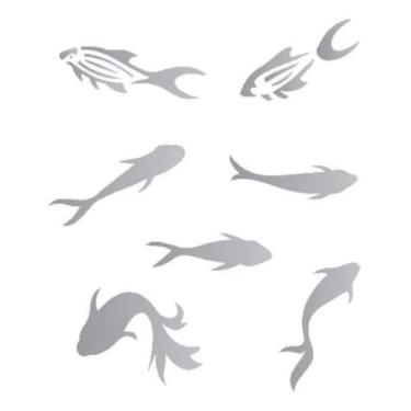 Imagem de Stencil de Acetato para Pintura OPA 15 x 20 cm - 2043 Peixinhos
