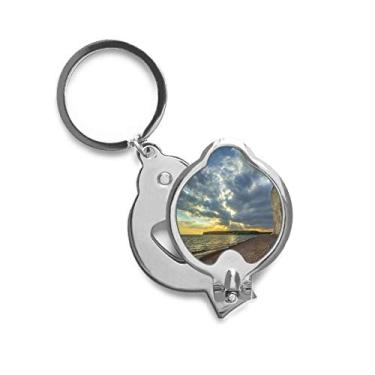 Imagem de Cortador de unhas Ocean Water Sky Cloud Science Nature Picture Tesoura de aço inoxidável