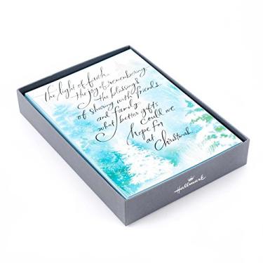 Imagem de Hallmark Cartões de Natal em caixa religiosa, citação inspiradora (16 cartões e 17 envelopes)