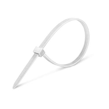Imagem de Abracadeira de Nylon, Elgin, Pa66, Branco, 2,5x100, Pacote com 100 unidades