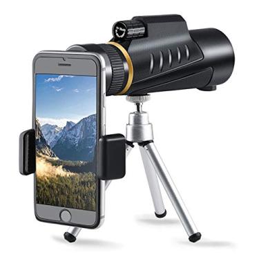 Imagem de Telescópio monocular 10-30X42, monocular HD de alta potência com suporte para smartphone e tripé para caminhadas, pesca, observação de pássaros, viagens e outras atividades ao ar livre