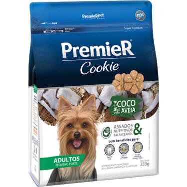 Imagem de Biscoito PremieR Cookie para Cães Adultos Porte Pequeno Sabor Aveia e Coco - 250g