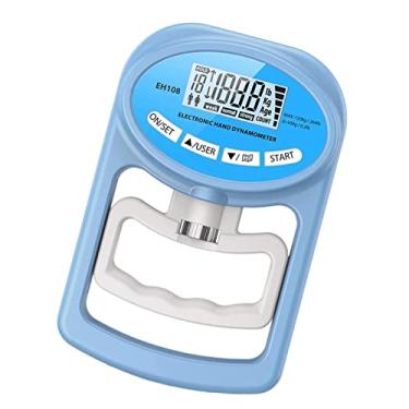 Imagem de Vaveren Medição de força da mão portátil para academia com led estável testador de força muscular display digital para equipamentos esportivos de exercícios, Azul