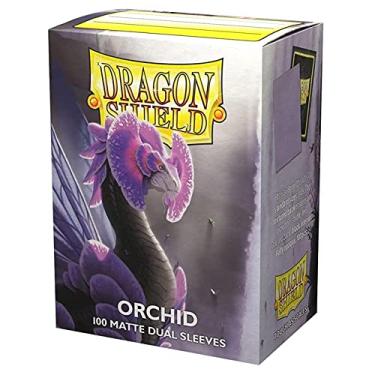 Imagem de 5 Packs Dragon Shield Dual Matte Orchid Standard Size 100 ct Card Sleeves Value Bundle!