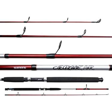 Imagem de VARA PARA MOLINETE SHIMANO CRUZAR RED 7,0" (2,13M) 10-20LB - 2 PARTES