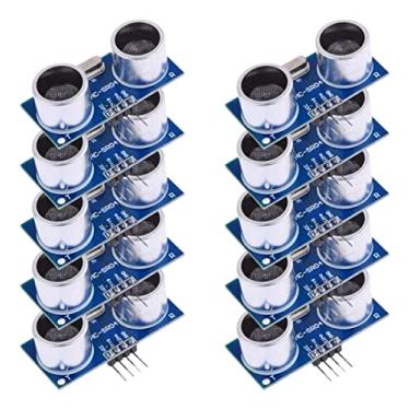 Imagem de Sensor De Distância Ultrassônico HC-SR04 Arduino Kit - 10 Peças