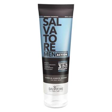 Imagem de Shampoo Masculino Hair Pro By Salvatore 3 Em 1 Bioplants 250 Ml