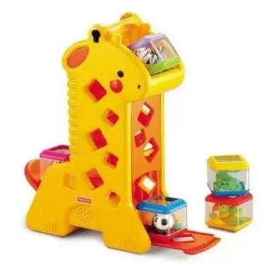 Imagem de Girafa Com Blocos Fisher-Price - Mattel B4253 - Fisher-Price - Fischer