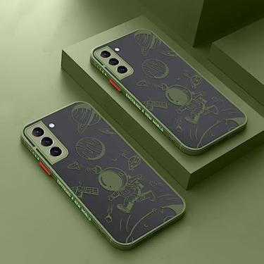 Imagem de Para Samsung S22 S21 S23 Ultra S20 FE Plus Cute Astronaut Hard Case For Samsung A54 A53 A52 A51 A52s 5G Matte Cover Coque,T2,For Samsung A53 5G