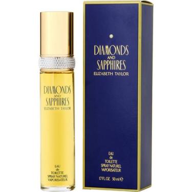 Imagem de Perfume Diamantes E Safiras Spray 1.7 Oz - Fragrância Premium Com Pedr
