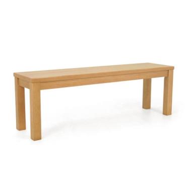 Imagem de Banco | Banqueta de Jantar 2 Lugares Macaúba Madeira Maciça Amêndoa