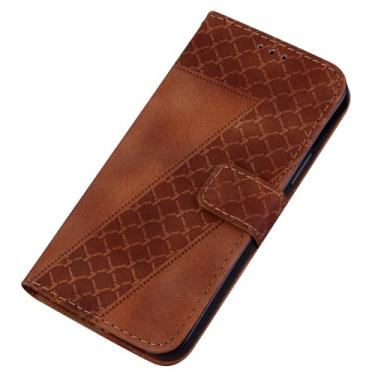 Imagem de Hee Hee Smile Capa de telefone para Samsung Galaxy A3 Core Retro Phone Leather Case Simplicity Phone Case 7-line Flip Back Cove Brown