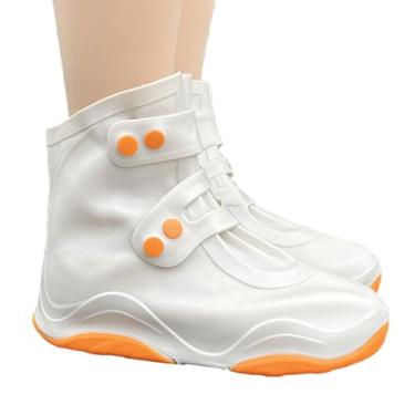 Imagem de Capas para botas de chuva - Galochas Reutilizáveis - Moda reutilizável anti deslizamento durável fácil-acessível dupla camada sola capas de chuva para tênis, botas, sapatos de boliche Shakven