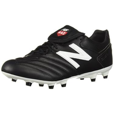 Imagem de New Balance Tênis de futebol masculino 442 Team Firm Ground V1, Preto/branco, 4