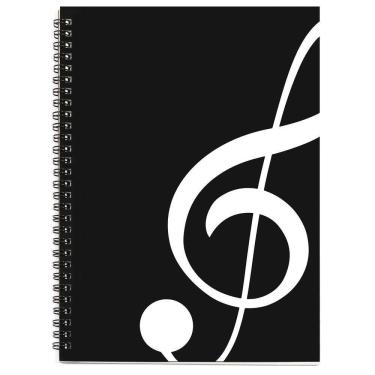 Imagem de Caderno de música MAXCURY, folha em branco, manuscrito, artigo para funcionários