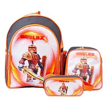 Imagem de Mochila Roblox Cavaleiro Costas Lancheira Estojo