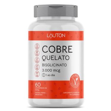 Imagem de Cobre Quelato (3000Mcg) 60 Cápsulas - Lauton Nutrition
